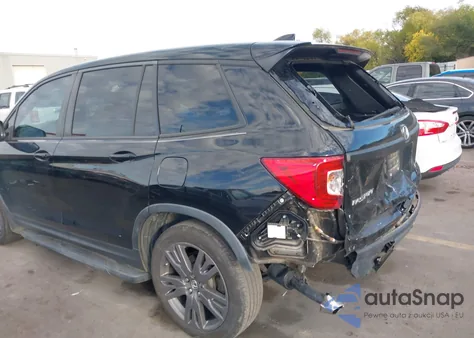 2019 Honda Passport Ex-L из США, поврежденный, VIN 5FNYF7H56KB005928
